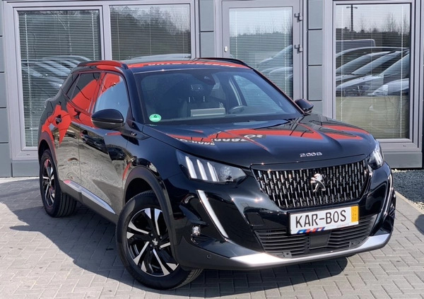 Peugeot 2008 cena 113652 przebieg: 9000, rok produkcji 2022 z Barczewo małe 562